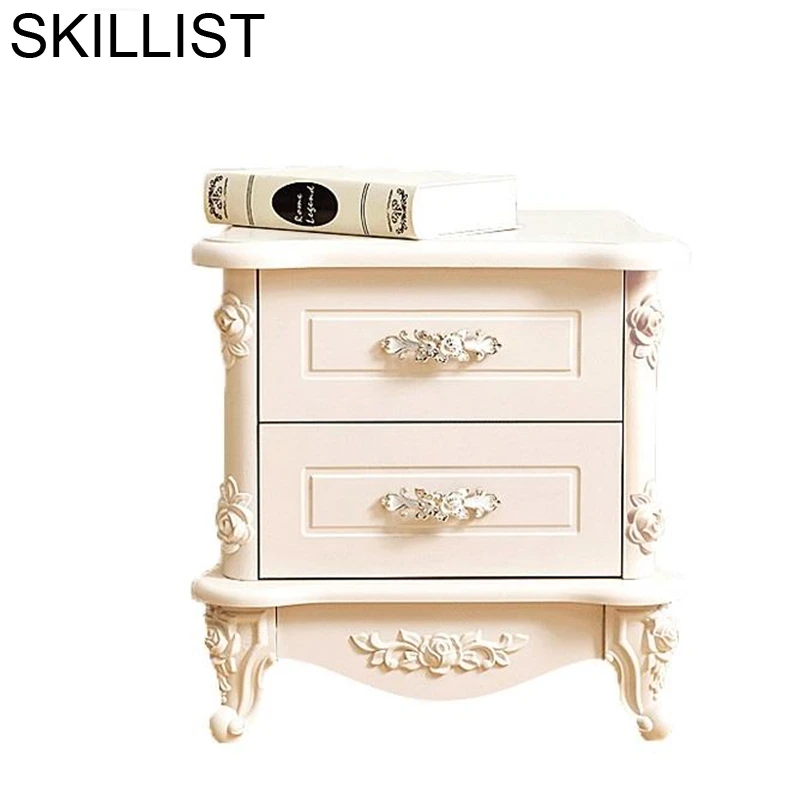 Legno Mesillas Para El ночной стенд Mesa Noche европейская деревянная мебель для спальни шкаф