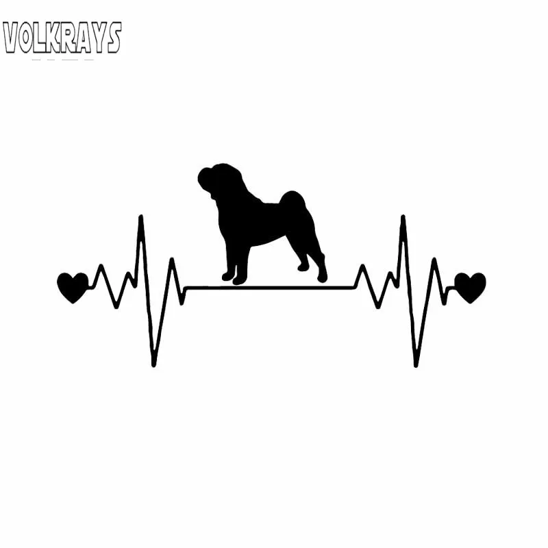 Забавные автомобильные наклейки Volkrays в виде животных шерпей живая собака