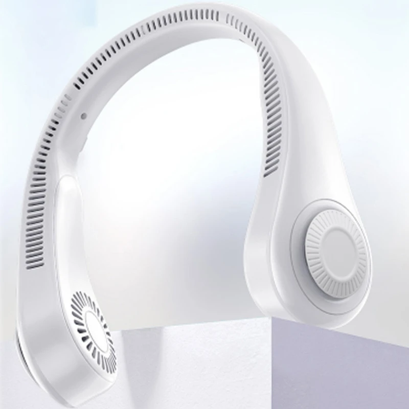 

Personal Neck Fan Hands Free Bladeless Fan Battery Operated Wearable Fan