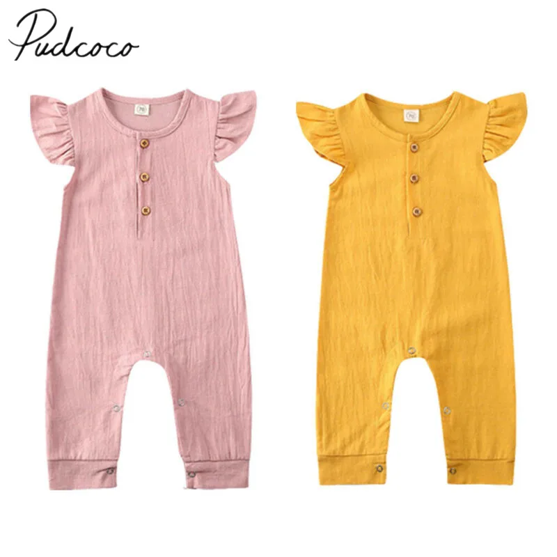 Коллекция 2020 года летняя одежда для малышей прекрасные ползунки Одежда