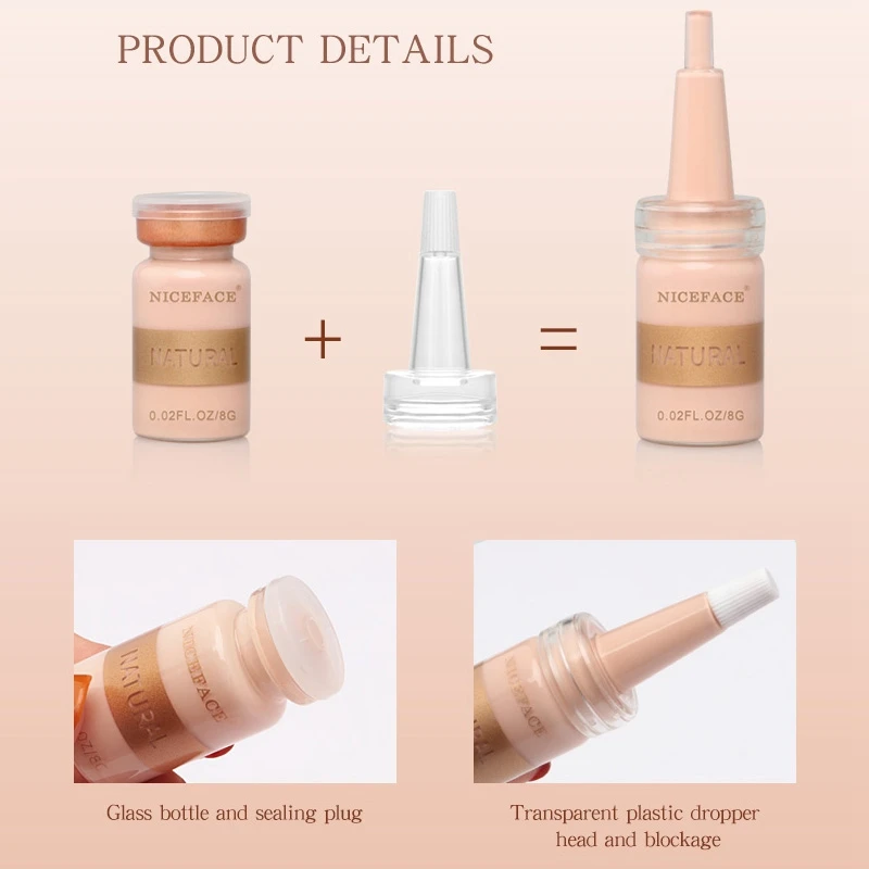 5 цветов тональный крем консилер водонепроницаемый полный охват матовая основа