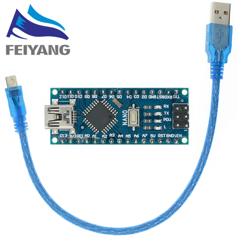 Nano With the bootloader compatible 3.0 controller for arduino CH340 USB driver 16Mhz v3.0 ATMEGA328P/168P | Электронные