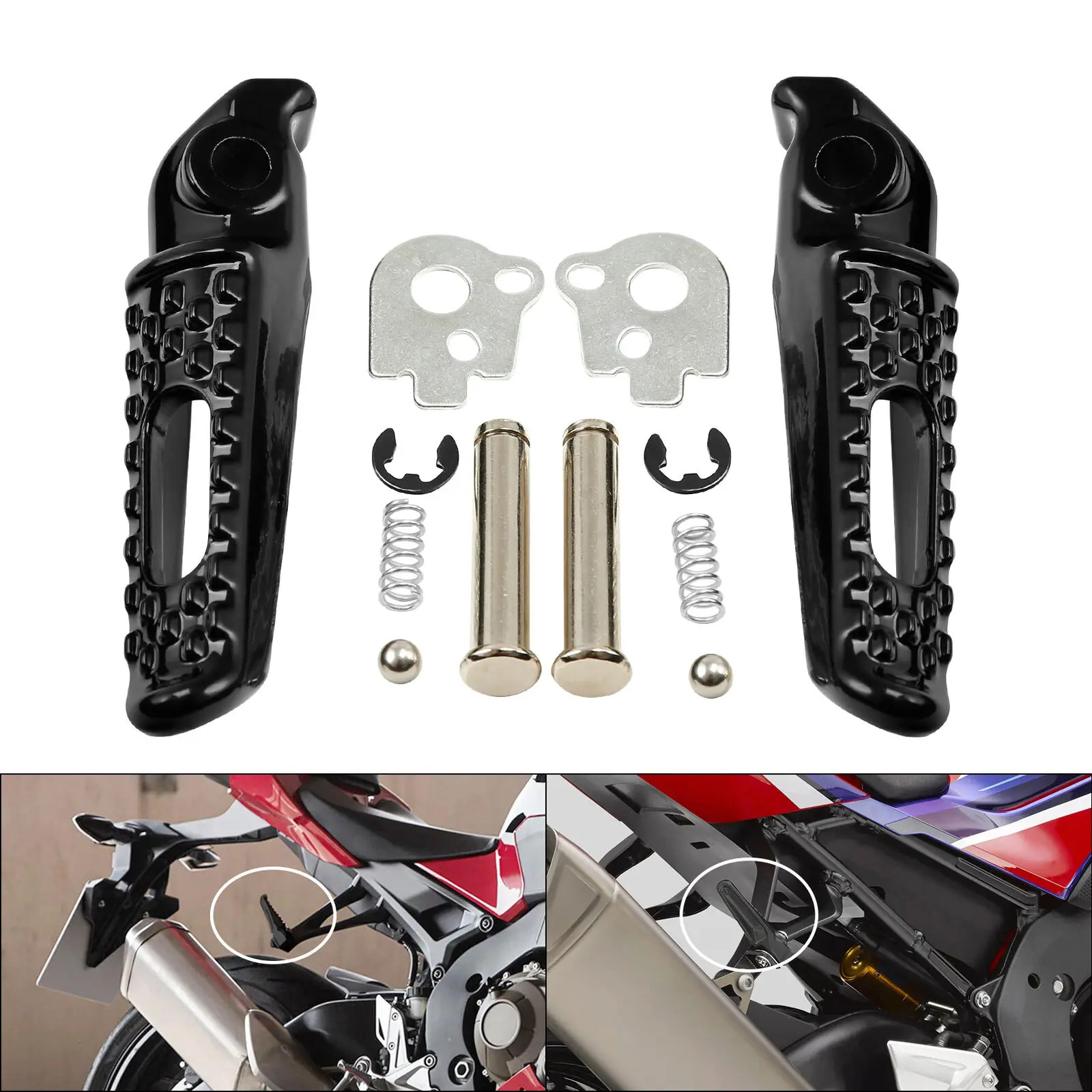

Мотоциклетная задняя Левая Правая Подножка для Honda CBR 1000 RR 2017-2021 18 19 20