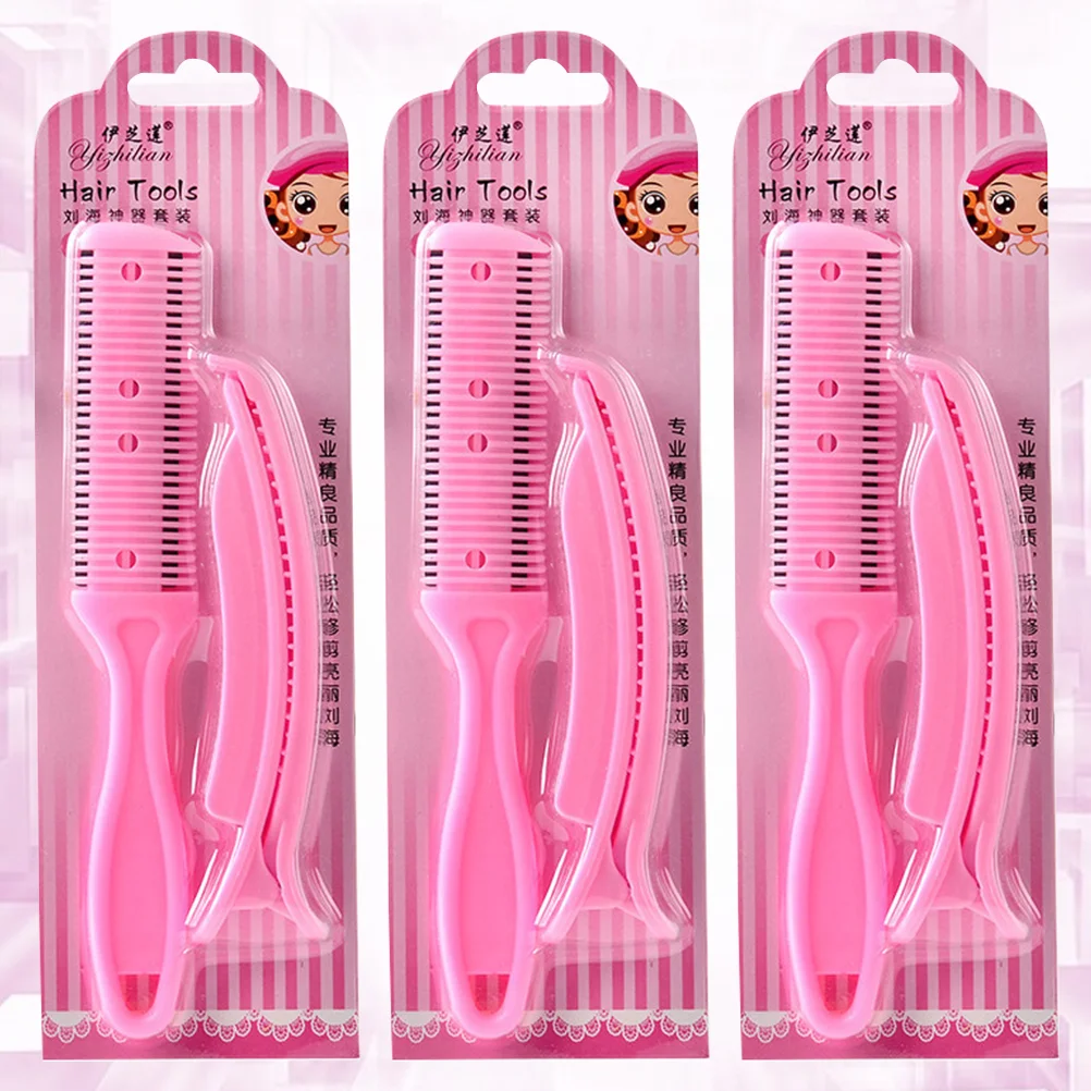 

3Pcs Hair Comb Hair Salon Comb Children's Hair Cutting Tools Set (Random Color)