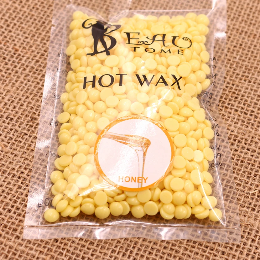 Beautome 100 г медовый аромат без полосок женский депилятор жемчужный твердый