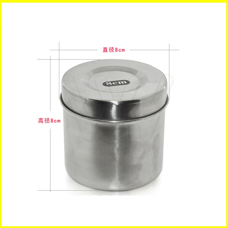 8 см tattoo медицинские Нержавеющая сталь хлопок дезинфекции контейнер-цистерна