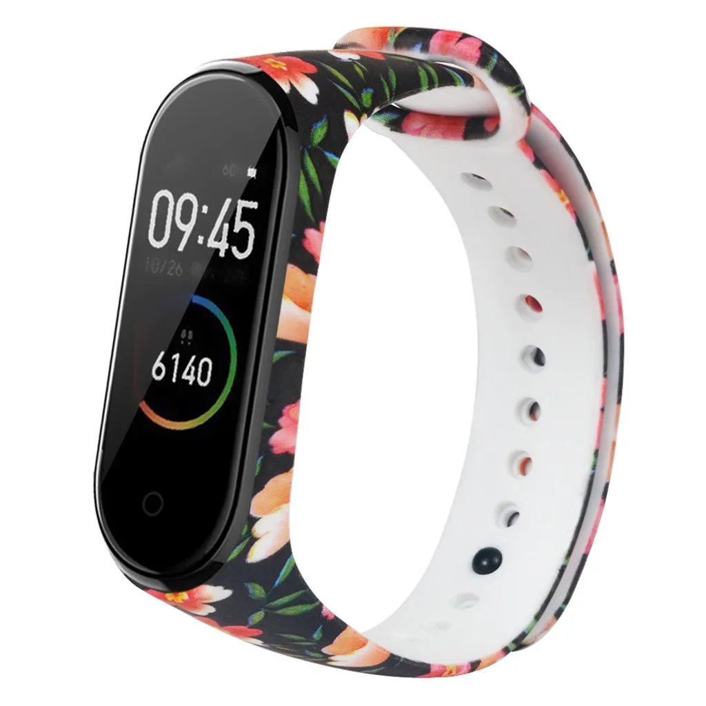 Ремешок сменный силиконовый для Xiaomi Mi Band 4|Смарт-аксессуары| |