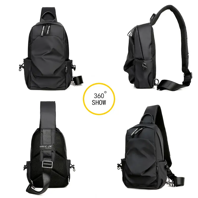 Сумка-мессенджер Мужская через плечо водоотталкивающая сумочка-слинг с