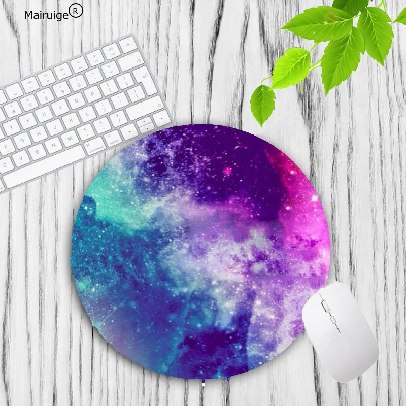 20X20CM Большая Акция Цветные Разноцветные игровые круглые коврики для мыши, коврики для мышки, размер для 20*20 см, Круглый Резиновый Коврик для компьютерной мыши - Цвет: 20X20CM