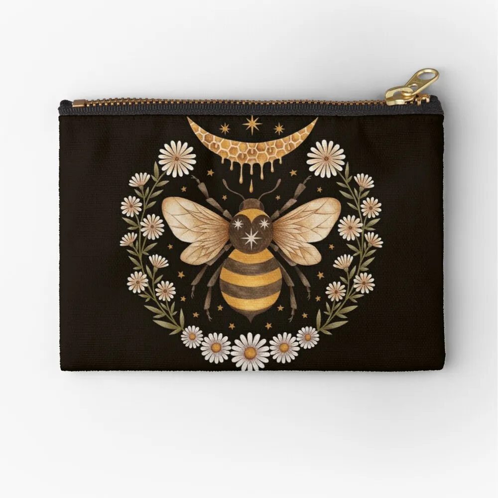 

Women bee of gold pattern Printed Fashion Women Cosmetics Organizer Bag for Travel Colorful Storage Bag for Lady Small Gift Bag