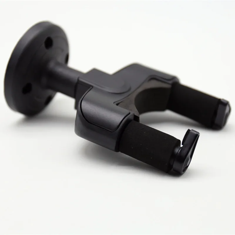 Guitar Hanger Stand Wall Mount Holder Hook for Electric Guitar Acoustic Mandolin Ukulele Black Guitar Bass Screws Accessories