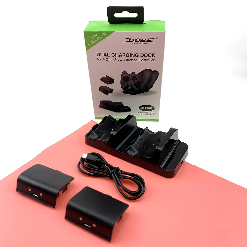 Новинка 3 в 1 двойная зарядная док станция + 2 аккумулятора USB кабель для зарядки