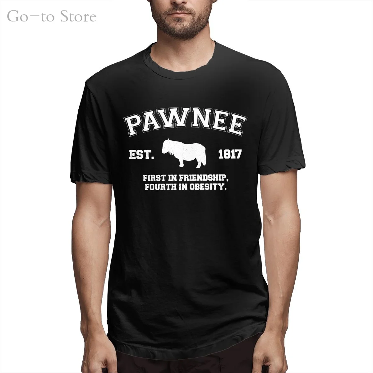 

Pawnee Athletic Cool And Funny Short Sleeved Casual Fashion Cotton T-shirt Tee Shirts