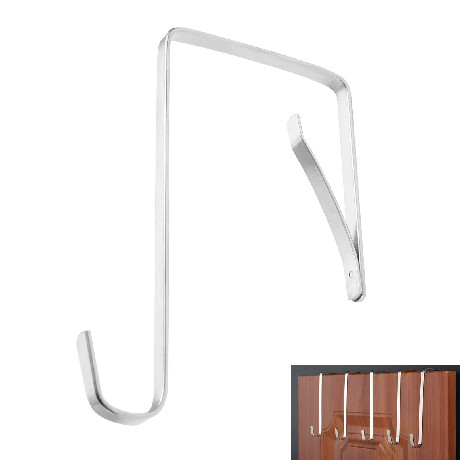 

5 шт., регулируемый крючок-вешалка для дверей