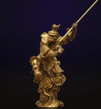 

brass Monkey Ornament Sage in Qi Sun WuKong Zodiac monkey Arts and CraftS