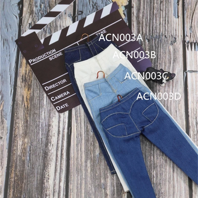 

ACNTOYS ACN003 1/6 Scale Trendy Women's Pants Jeans Casual Trousers Fit 12" Ph TBL Female Action Figure Clothes Accessories