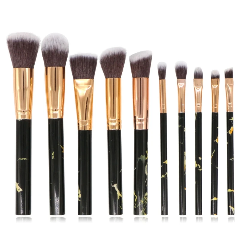 

10/Pcs Makeup Brushes Sets Highlighter Eye Cosmetic Powder Foundation Eye Shadow Cosmetics Professional Eyebrows Soft Hair Blush