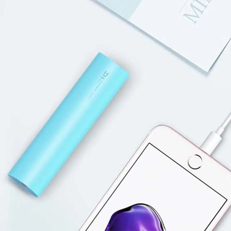 Оригинал ZMI Mini power Bank 3000 мАч Перезаряжаемый 18650 Внешний аккумулятор Мини bank