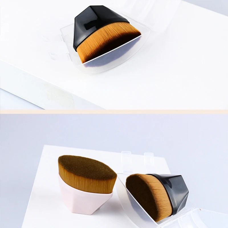 1pcs Single Makeup Brush Foundation With Storage Box Portable Beauty Tool BB Cream Loose Powder Pincel Maquiagem | Красота и здоровье
