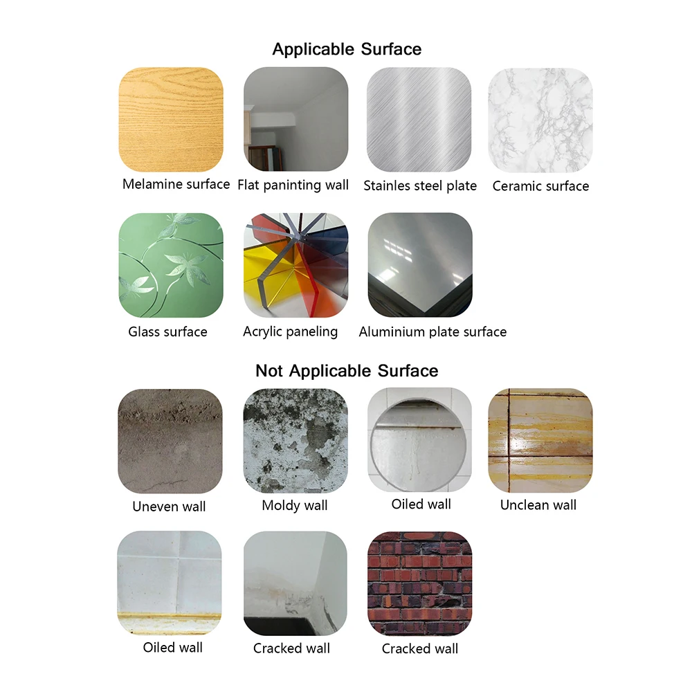 250*250 мм виниловые самоклеящиеся обои неонового цвета | Дом и сад