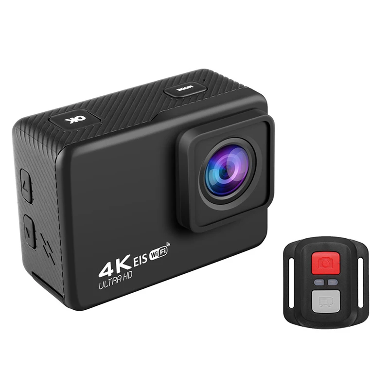 

4K / 60Fps WIFI Action Camera 170 degree Wideangle EIS Underwater Waterproof Camera Helmet Go Sports Pro Vlog Camera