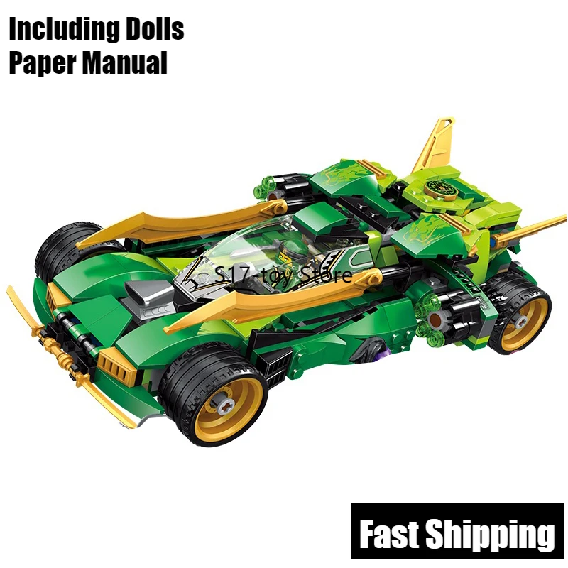 

Ninjagoed ниндзя ночной гусеничный конструктор Набор кирпичей классический фильм модель ниндзя с фигурками Кирпичи игрушки для детей Подарки