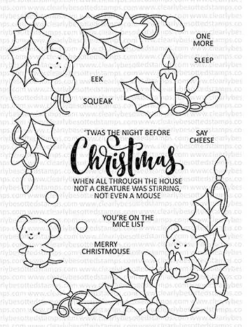 Рождественские углы прозрачный силиконовый штамп/печать для сделай сам