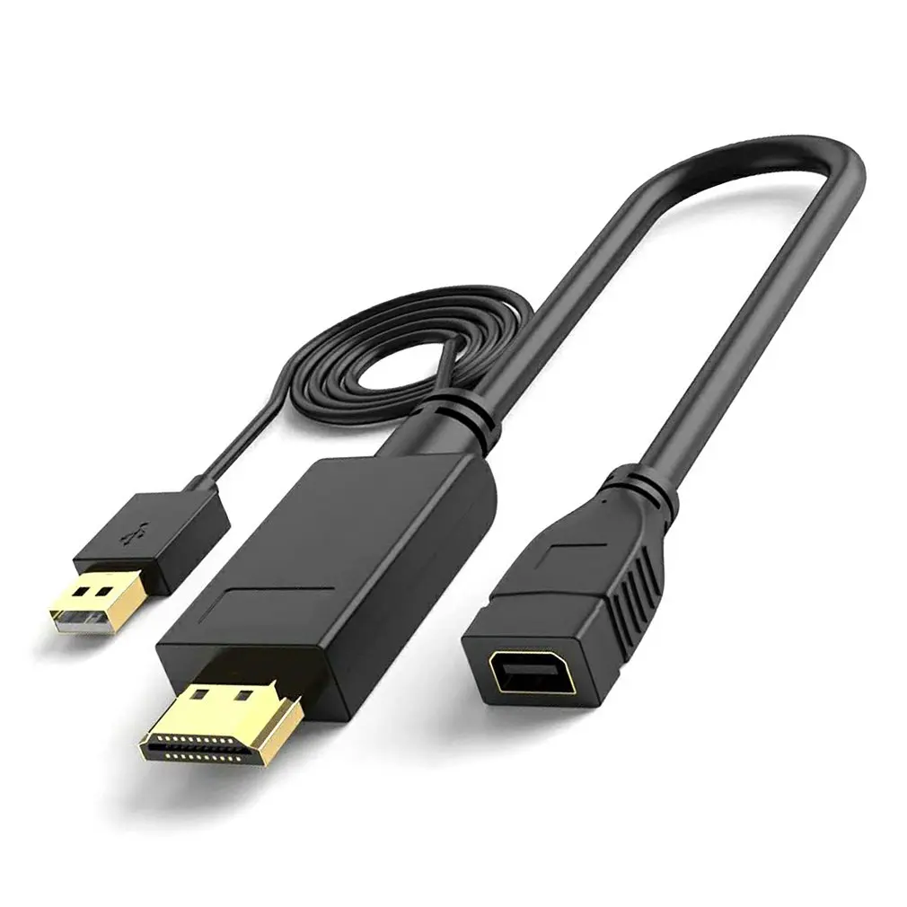 

HDMI-Compatible To DisplayPort Converter Adapter Cable 4K X 2K HDMI-Compatible To Mini DP Adapter DP To HDMI-Compatible