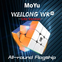 moyu weilong wrm 2021 lite version 3x3x3 magnetic magic cube wca professional puzzle speed cube educational toys