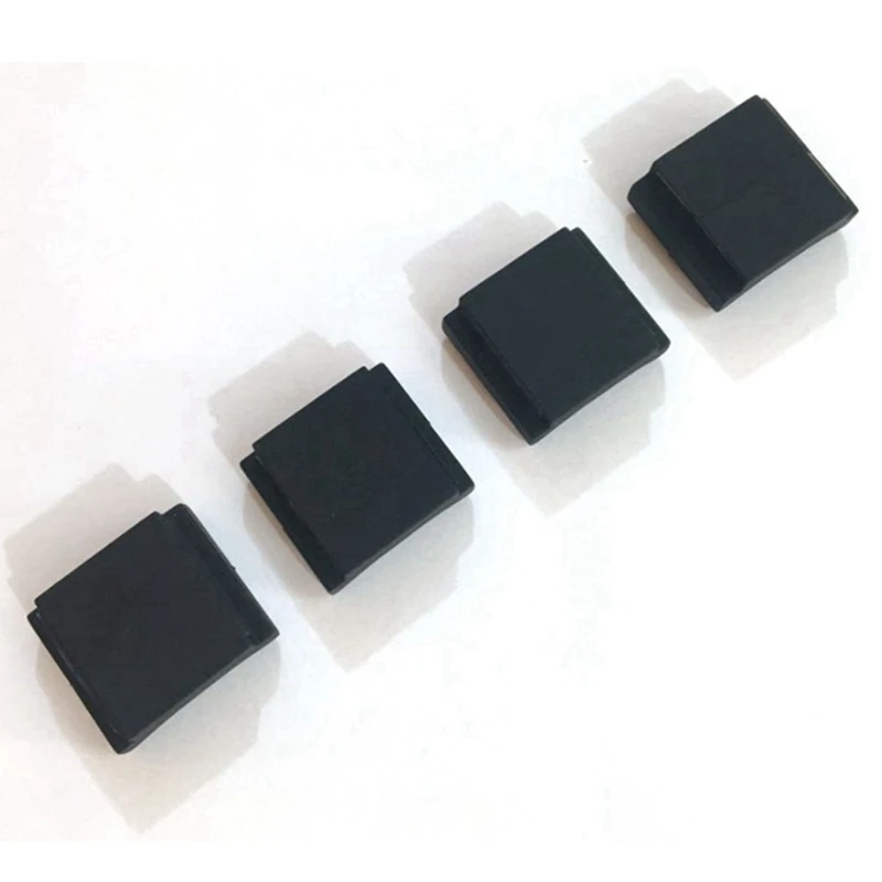 

10Pcs Black Rubber Guitar Pick Holder Guitar Head Pick Clip with 6Pcs Guitar Strap Nails