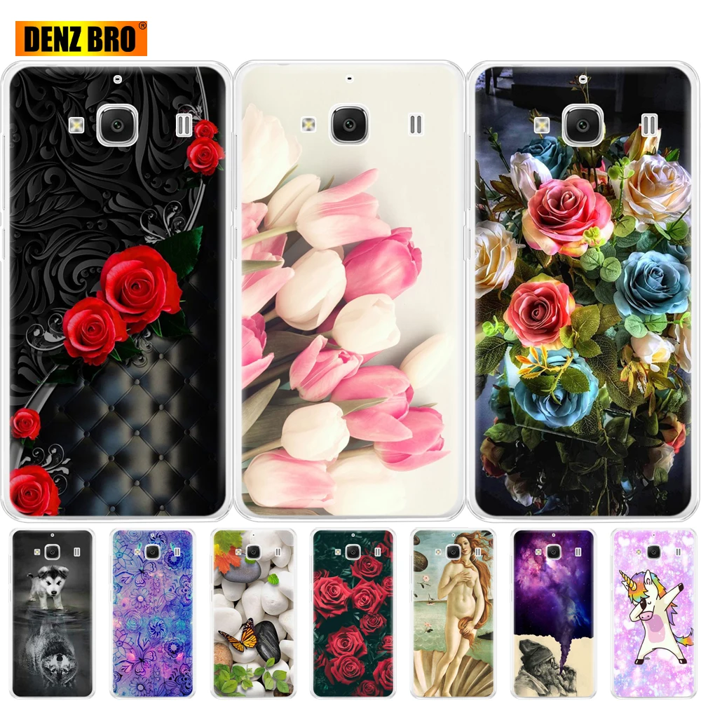 Для Xiaomi Redmi 2 Redmi2 чехол бампер крутой дизайн силиконовый мягкий tpu для Hongmi Hongmi2