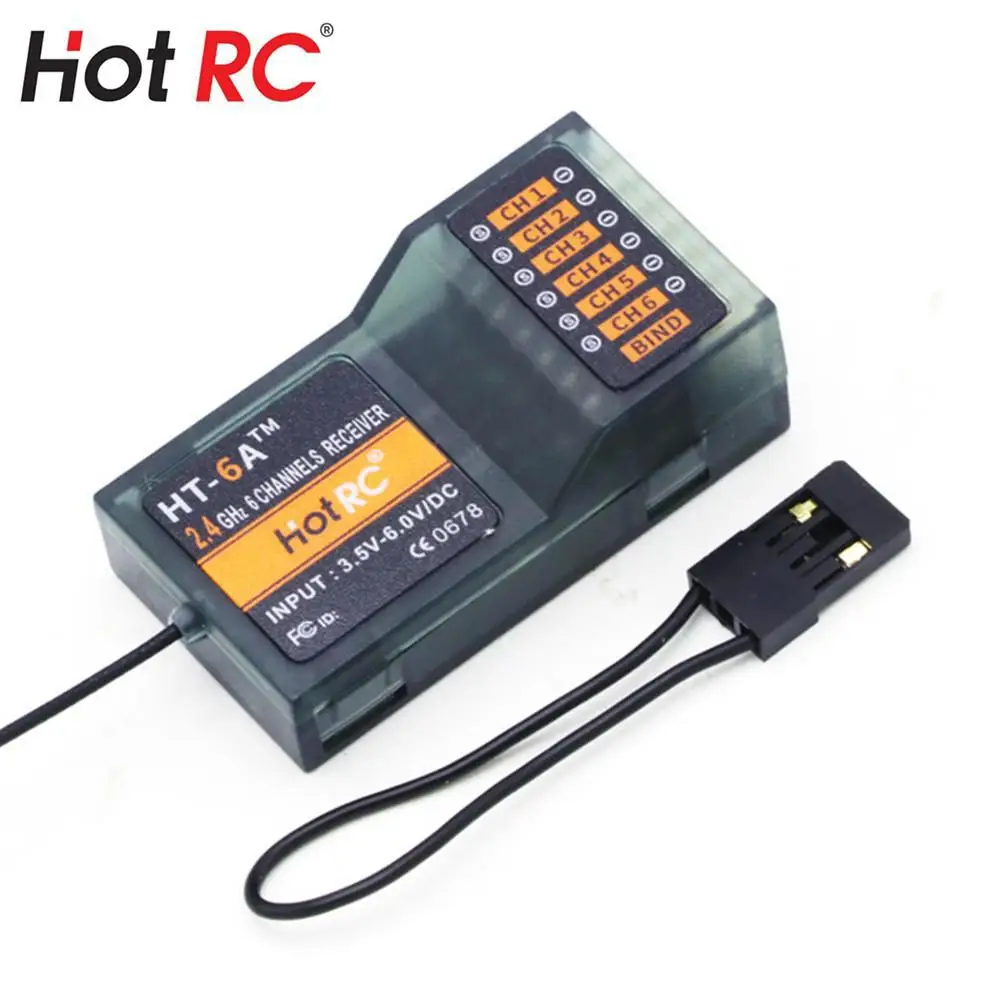 hotrc ht 6a 24g 6ch передатчика радиоуправ