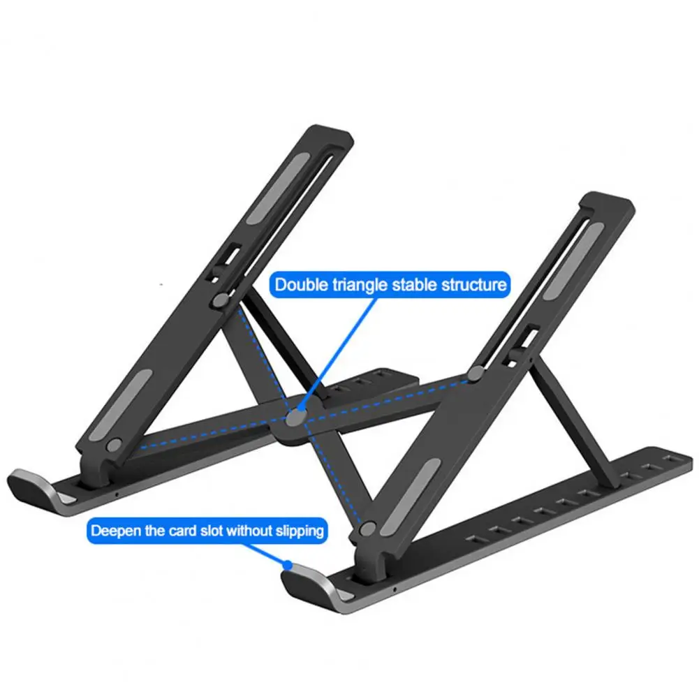 

10 Gears Foldable Laptop Stand Adjustable Notebook Stand Portable Laptop Holder Tablet Stand Computer Support For MacBook AirPro