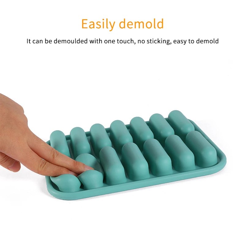 14 Grids Silicone Hot Dog Make Mould Burger DIY Sausage Making Baby Food Supplement Baking Tools Kitchen Props in1 | Дом и сад