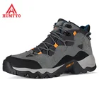 Водонепроницаемые походные ботинки HUMTTO, мужские альпинистские Горные ботинки, Уличная обувь из натуральной кожи, тактические охотничьи ботинки, трекинговая обувь