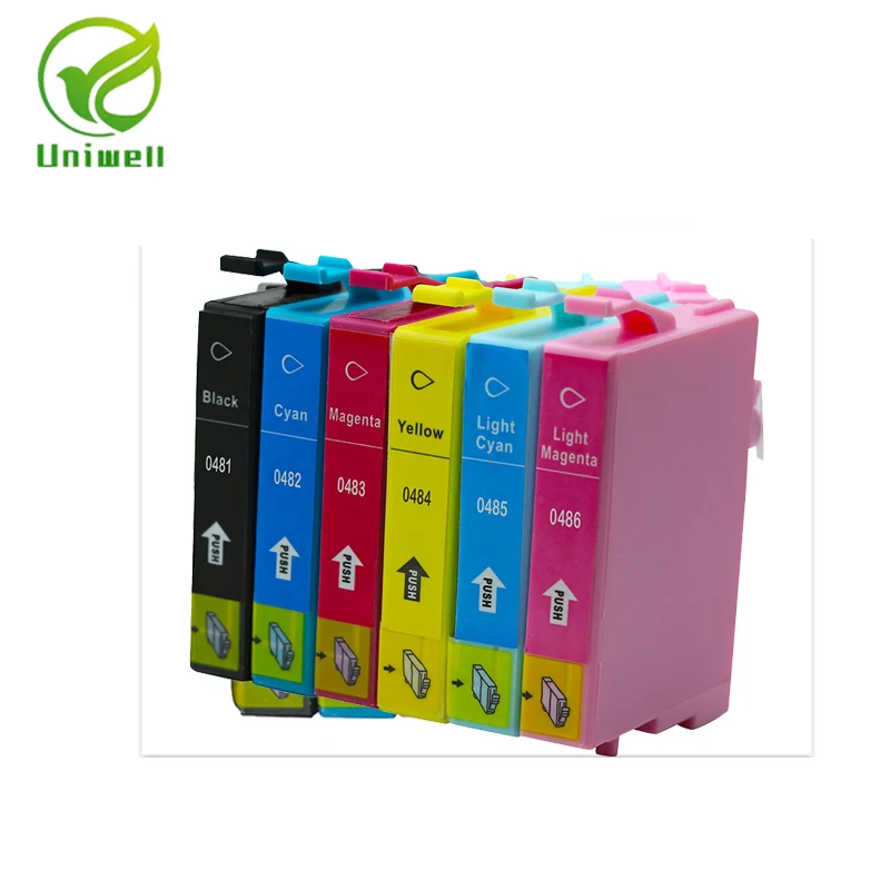 T0481 новый совместимый чернильный картридж для принтера Epson 0481 струйный принтер R200