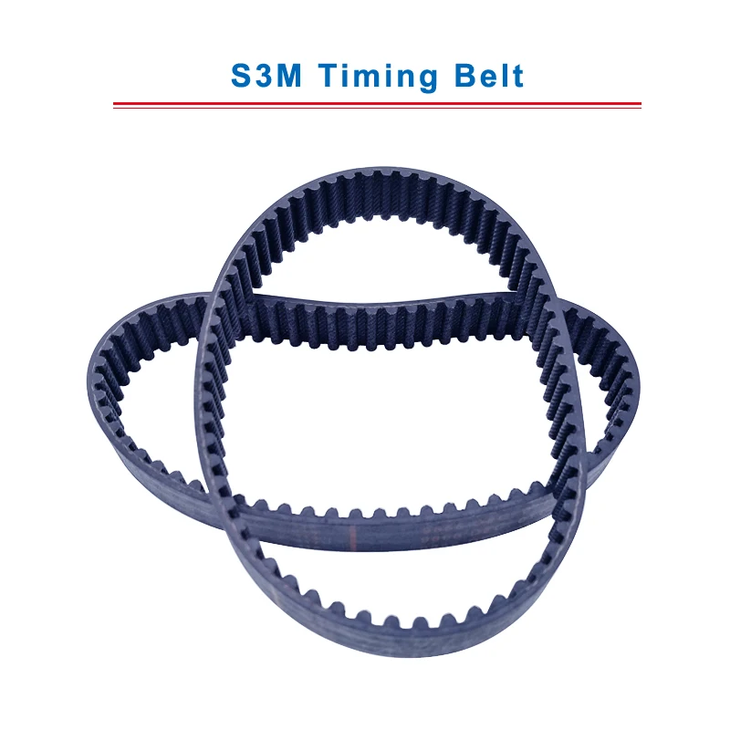 

S3M Timing Belt with circular teeth model S3M-444/447/450/453/456/459/465/480/486/492 teeth pitch 3mm belt thickness 2.2mm