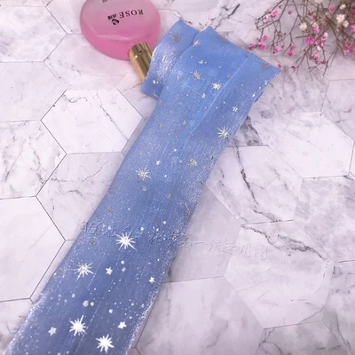 Сад 7 см 70 мм старт блестящие вуаль ткань трубки Сделай Сам DIY бигуди для волос