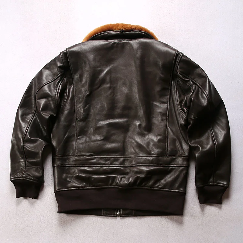 Супер предложение 1967! Куртка-бомбер из натуральной коровьей кожи со съемным
