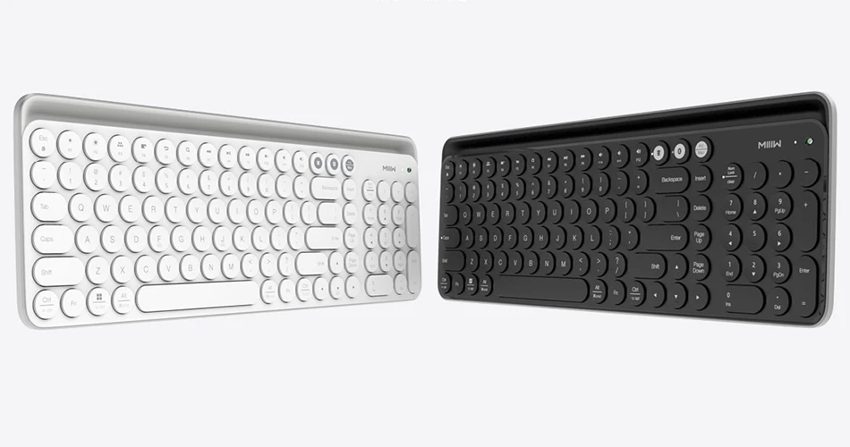 Беспроводная Bluetooth клавиатура Xiaomi Miiiw Двухрежимная игровая MWBK01 с 104 кнопками 2 4