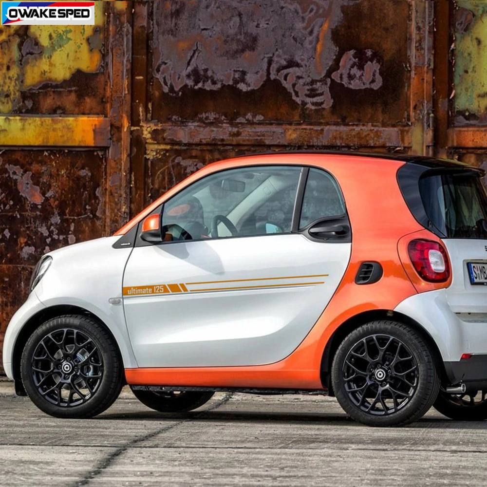 Ultimate 125 полосы для Smart Fortwo Forfour красочные гоночные спортивные наклейки