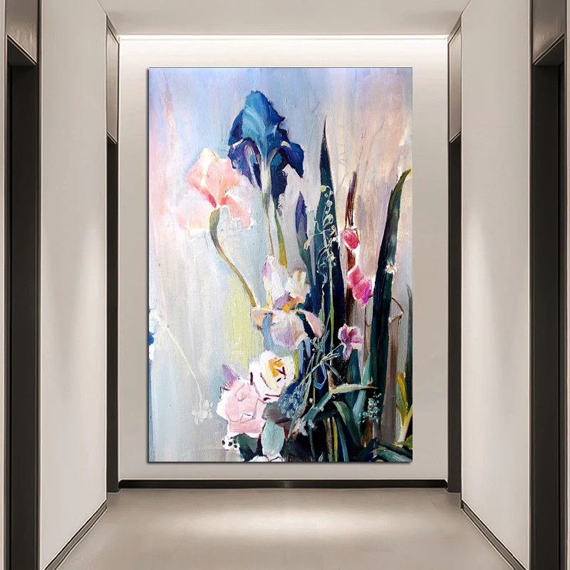 

Daffodil Flower Canvas Paintings Prints on The Wall Art Posters and Prints Wall Art for Living Room Home Decoration (No Frame)