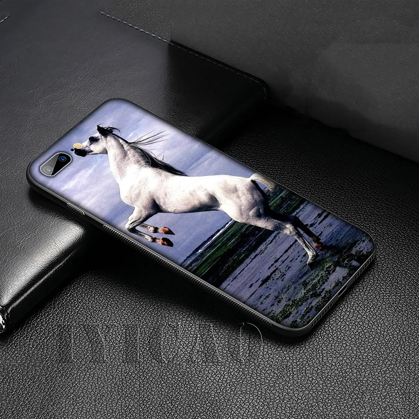 IYICAO Horse Animal Printed Soft Silicone Cover Case for iPhone 11 Pro XR X XS Max 6 6S 7 8 Plus 5 5S SE Black TPU Phone |