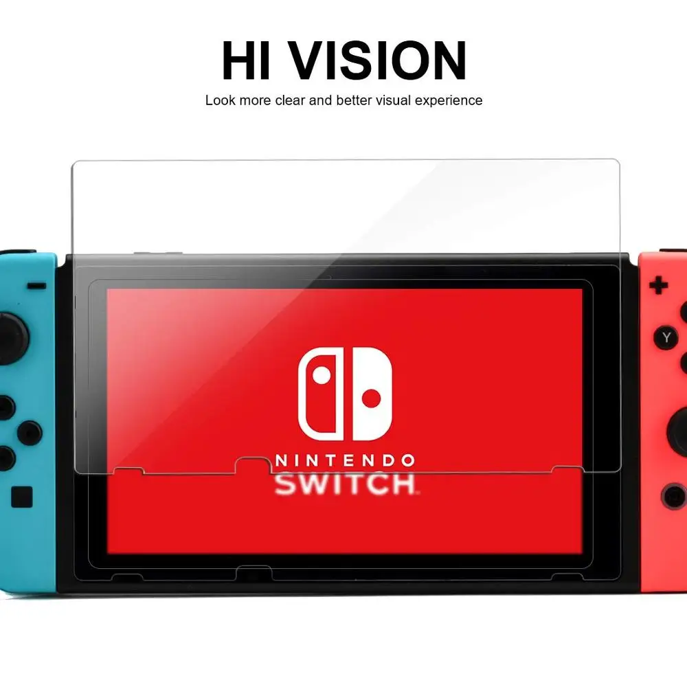 7 в 1 роскошный защитный жесткий чехол Nintendo Switch с закаленным стеклом сумка для