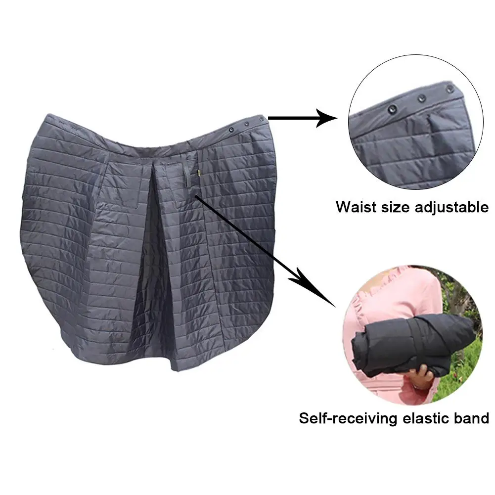 Windproof Cotton Skirt Knee Waist Leg Cover Winter Riding Waterproof Electric Motorcycle |