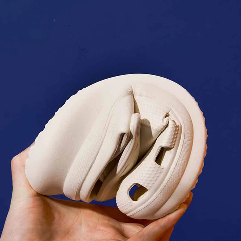 Summer Shoes For Women 2021 Sandals Style  For  Hole Slippers  Beach Anti-skid Thick Bottom Outside  Increase  Fashion Lady