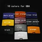 Крышка батарейного отсека для Gameboy Advance, 100 шт., 10 цветов для выбора