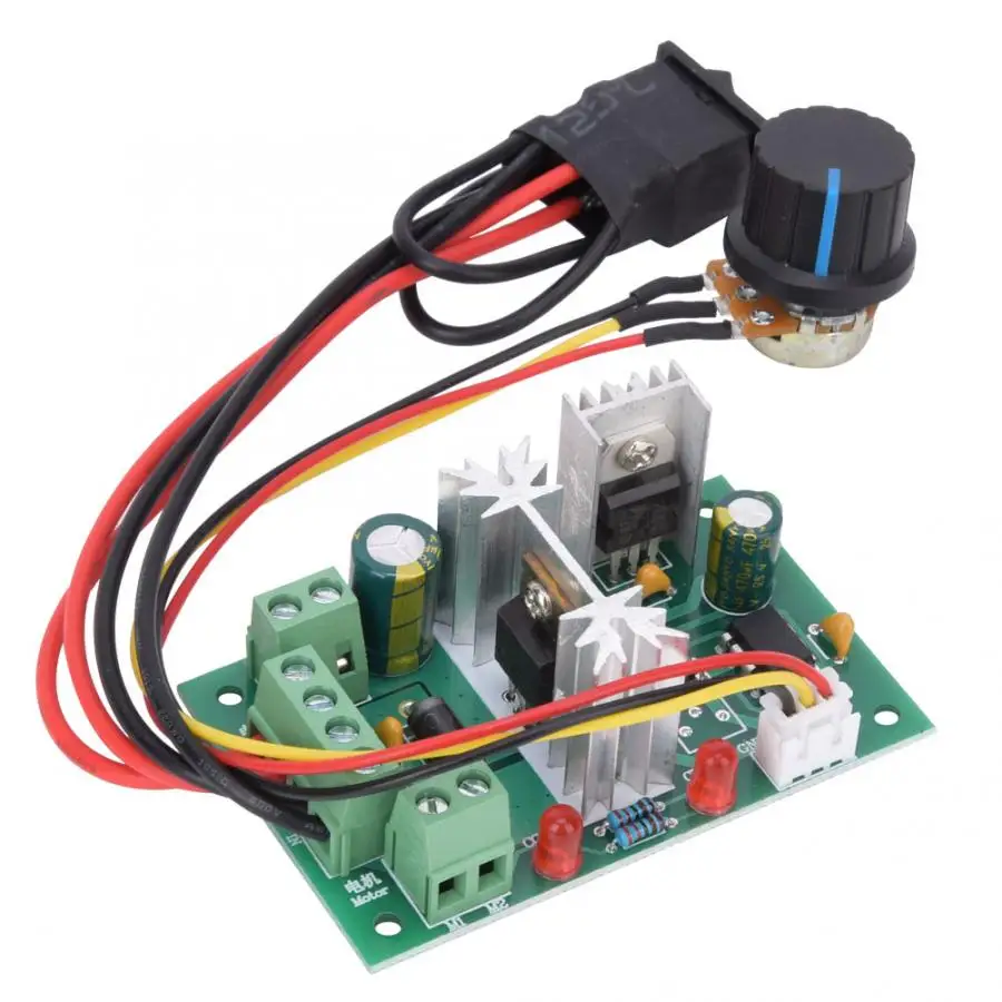 Регулятор скорости двигателя постоянного тока 6 30 в А переключатель