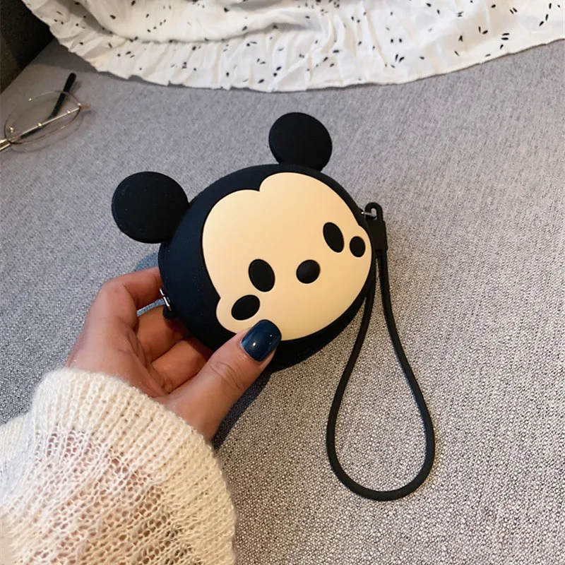 Модные женские кошельки с героями мультфильмов Kawaii, силиконовая коробка для хранения косметики, сумка для монет, модный кошелек, детские подарочные наушники, SD, TF карты, сумка - Цвет: AA11