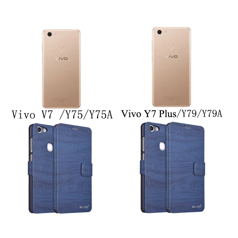 ДЛЯ Vivo V7 чехол Vivo Y7 Plus флип чехол Роскошный кожаный кошелек книжка Крышка для Vivo V7 Plus V 7 V7Plus чехол VivoV7+ чехол для телефона